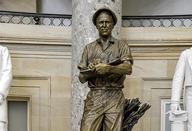 Statue of Norman Borlaug