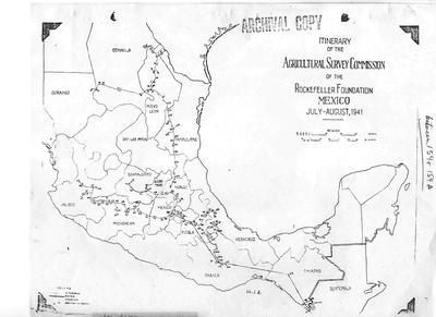 Survey Commission, Map of Mexico